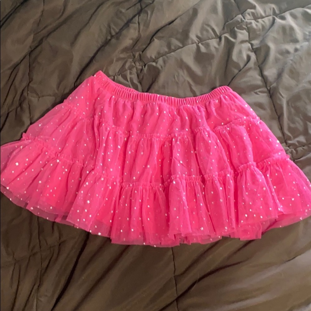Pink tutu with silver stars